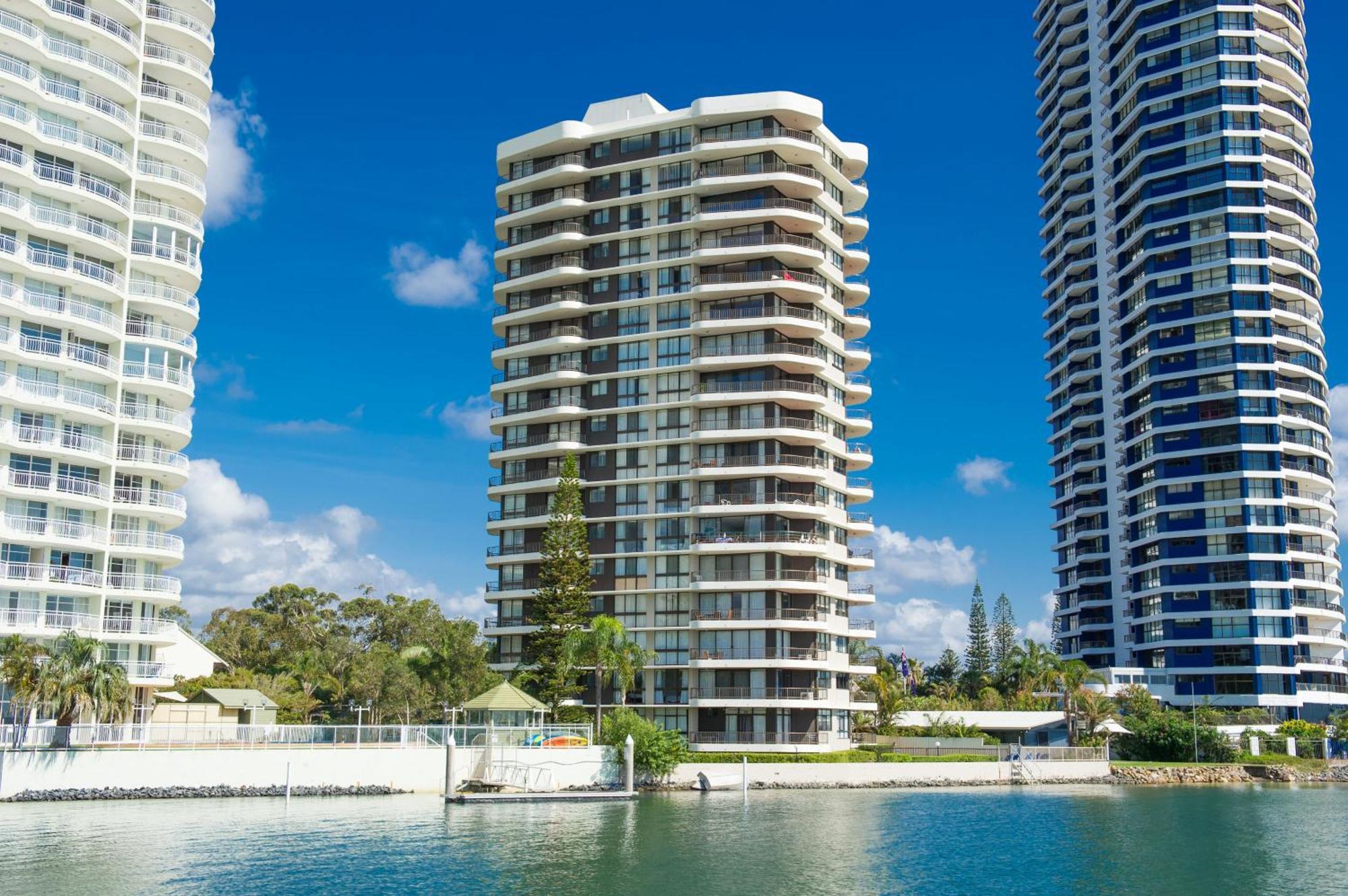 Broadwater Shores Waterfront Apartments Gold Coast Kültér fotó